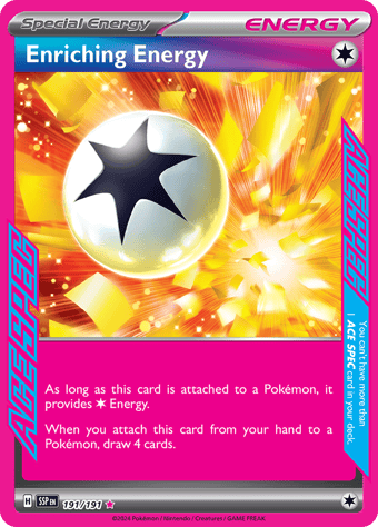 Enriching Energy Surging Sparks Pokemon Card