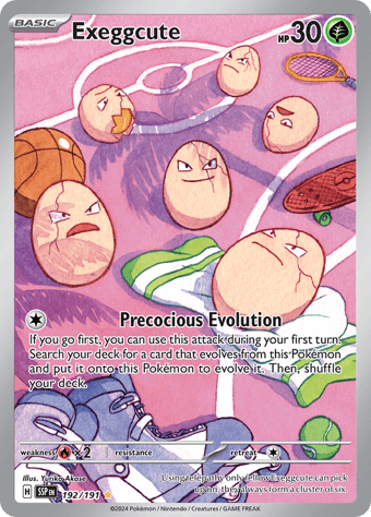 Exeggcute Surging Sparks Pokemon Card