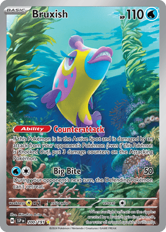 Bruxish Surging Sparks Pokemon Card