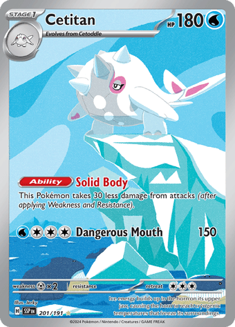 Cetitan Surging Sparks Pokemon Card