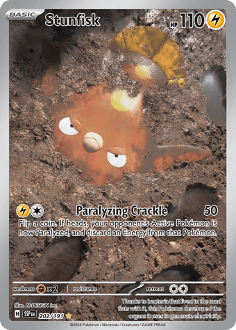 Stunfisk Surging Sparks Pokemon Card