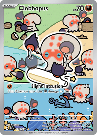 Clobbopus Surging Sparks Pokemon Card