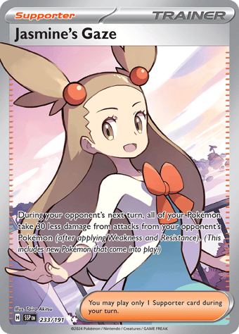 Jasmine's Gaze Surging Sparks Pokemon Card