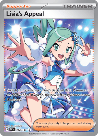 Lisia's Appeal Surging Sparks Pokemon Card