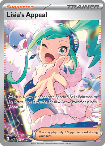 Lisia's Appeal Surging Sparks Pokemon Card
