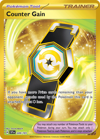 Counter Gain Surging Sparks Pokemon Card
