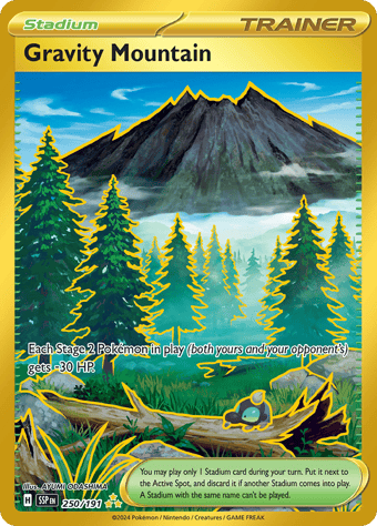 Gravity Mountain Surging Sparks Pokemon Card