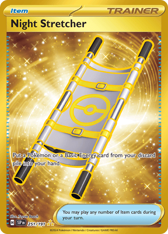Night Stretcher Surging Sparks Pokemon Card