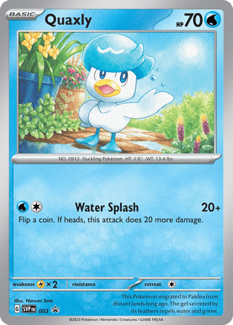 Quaxly SV Black Star Promos Pokemon Card