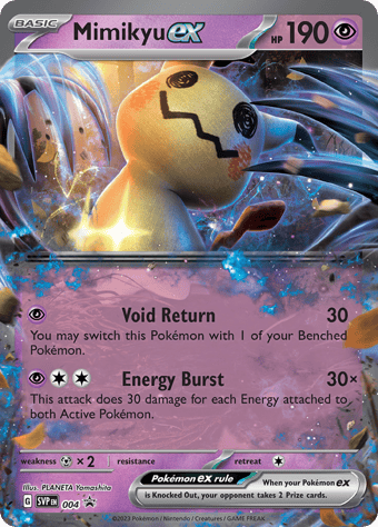 Mimikyu EX SV Black Star Promos Pokemon Card