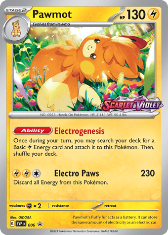 Pawmot SV Black Star Promos Pokemon Card