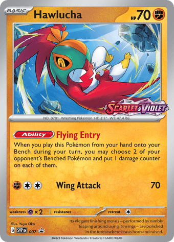 Hawlucha SV Black Star Promos Pokemon Card