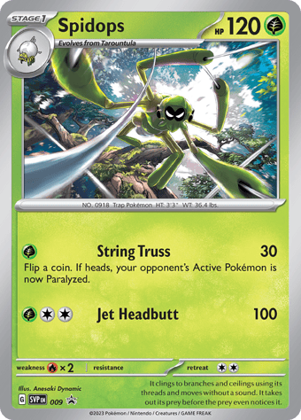 Spidops SV Black Star Promos Pokemon Card
