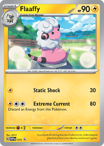 Flaaffy SV Black Star Promos Pokemon Card