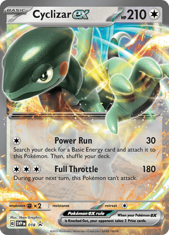 Cyclizar EX SV Black Star Promos Pokemon Card