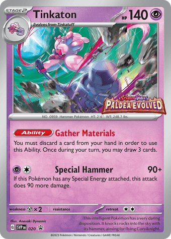 Tinkaton SV Black Star Promos Pokemon Card