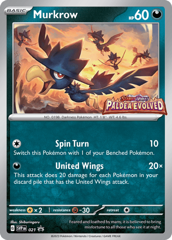 Murkrow SV Black Star Promos Pokemon Card