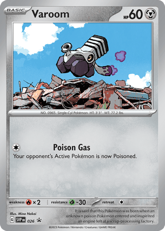 Varoom SV Black Star Promos Pokemon Card