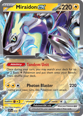 Miraidon EX SV Black Star Promos Pokemon Card