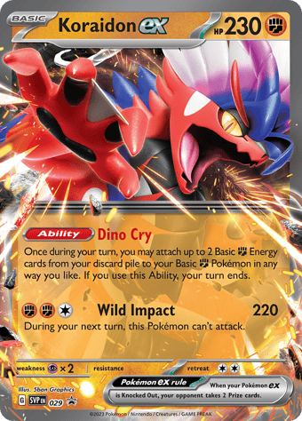 Koraidon EX SV Black Star Promos Pokemon Card