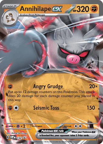 Annihilape EX SV Black Star Promos Pokemon Card