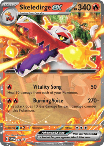 Skeledirge EX SV Black Star Promos Pokemon Card