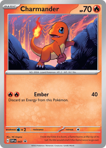 Charmander SV Black Star Promos Pokemon Card