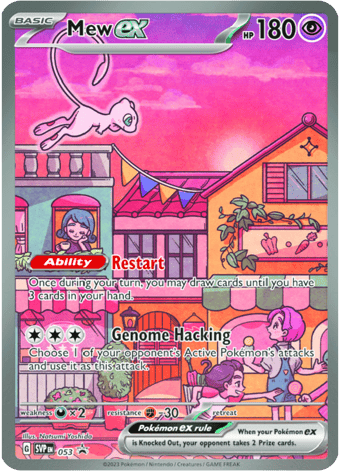 Mew EX SV Black Star Promos Pokemon Card