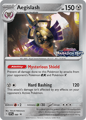 Aegislash SV Black Star Promos Pokemon Card