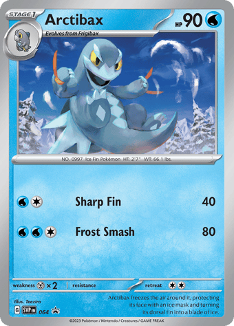 Arctibax SV Black Star Promos Pokemon Card