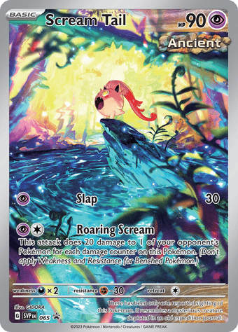 Scream Tail SV Black Star Promos Pokemon Card