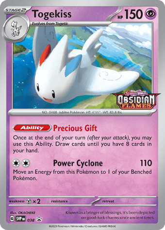 Togekiss SV Black Star Promos Pokemon Card