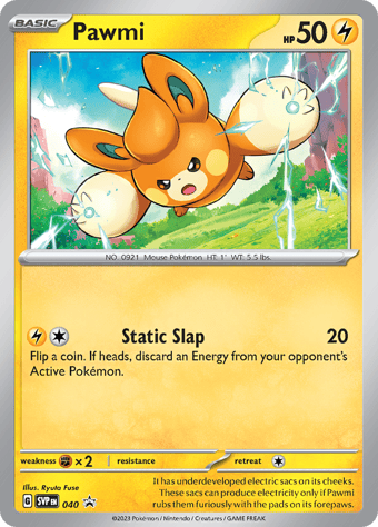 Pawmi SV Black Star Promos Pokemon Card