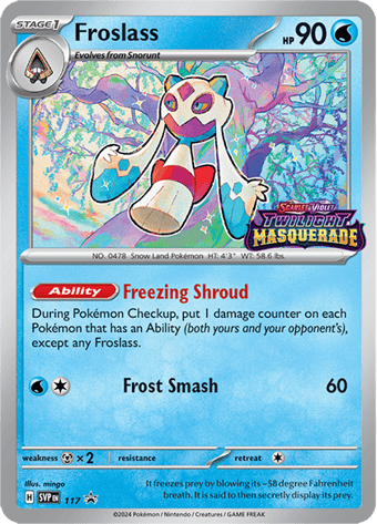 Froslass SV Black Star Promos Pokemon Card