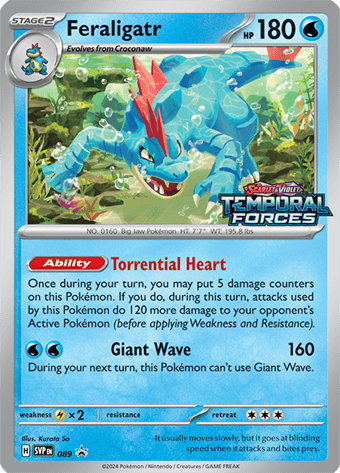 Feraligatr SV Black Star Promos Pokemon Card