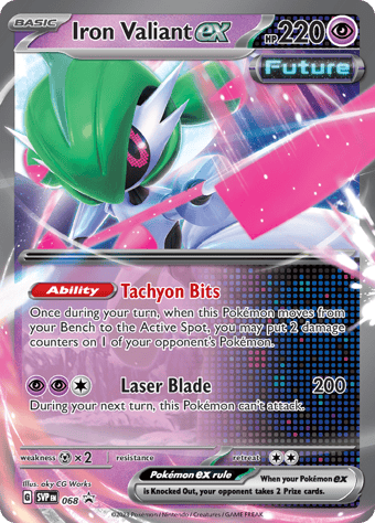 Iron Valiant EX SV Black Star Promos Pokemon Card
