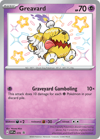 Greavard SV Black Star Promos Pokemon Card