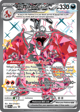 Charizard EX SV Black Star Promos Pokemon Card