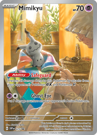 Mimikyu EX SV Black Star Promos Pokemon Card