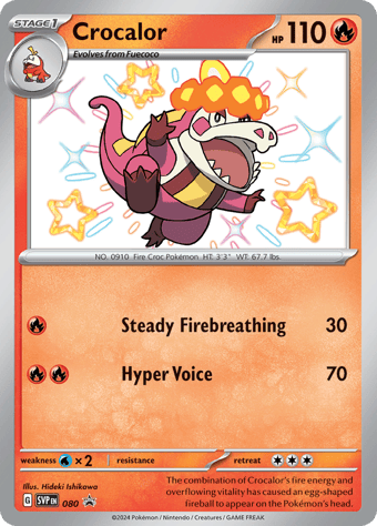Crocalor SV Black Star Promos Pokemon Card