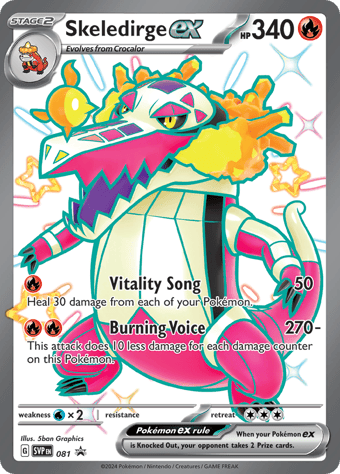 Skeledirge EX SV Black Star Promos Pokemon Card
