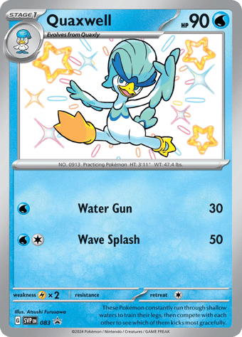 Quaxwell SV Black Star Promos Pokemon Card