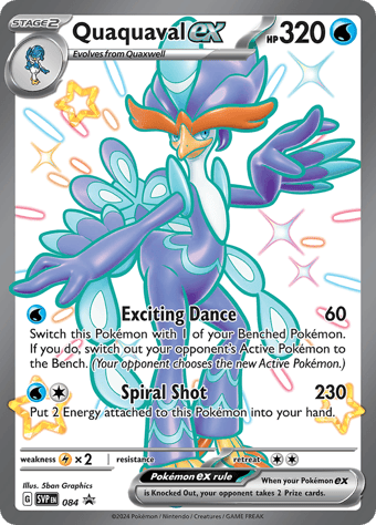 Quaquaval EX SV Black Star Promos Pokemon Card