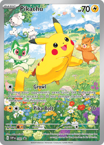 Pikachu SV Black Star Promos Pokemon Card