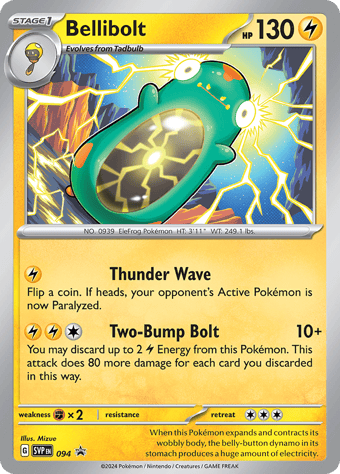 Bellibolt SV Black Star Promos Pokemon Card