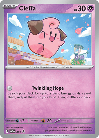 Cleffa SV Black Star Promos Pokemon Card
