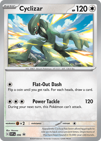 Cyclizar SV Black Star Promos Pokemon Card