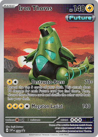 Iron Thorns SV Black Star Promos Pokemon Card