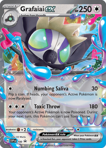 Grafaiai EX SV Black Star Promos Pokemon Card