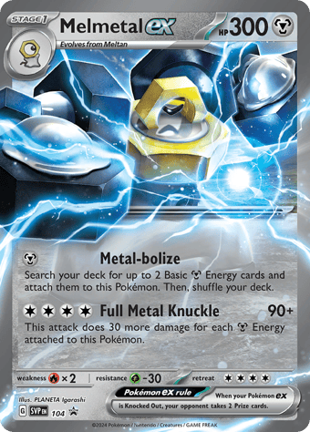 Melmetal EX SV Black Star Promos Pokemon Card